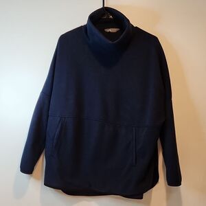 The North Face Turtleneck Sweater Long Sleeve Shirt Women's Size S/P Blue EUC